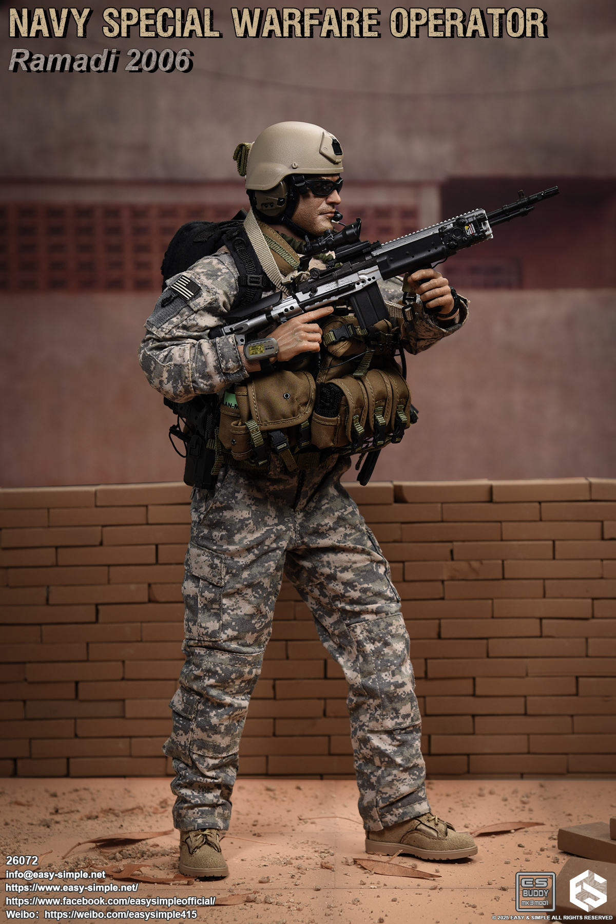 [สั่งจอง]Easy&Simple 26072 1/6 : NAVY SPECIAL WARFARE OPERATOR Ramadi 2006