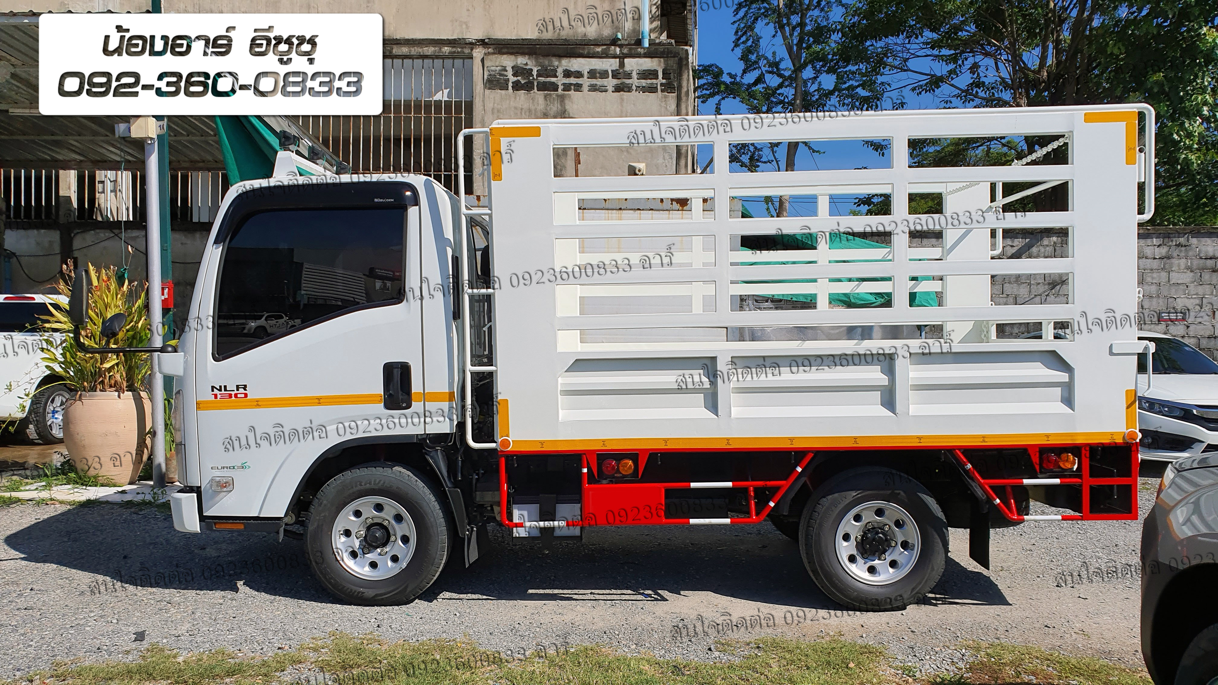 4 ล้อ ISUZU NLR130 แรงม้า คอกเหล็กกล่อง