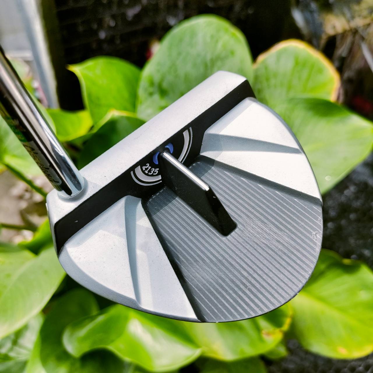 ** กริพเสีย ** PUTTER CLEVELAND TFi CERO 2135 ความยาว 34 นิ้ว ตัวเล็ง 2135 ที่แม่นยำกับสายตาอย่างมาก รูปทรงชดเชยสูง หน้าสัมผัสสุดเกาะไลน์ มี COVER แท้เดิม ไม้กอล์ฟพรีเมี่ยมมือสอง ของแท้ By NakaraLuxurious