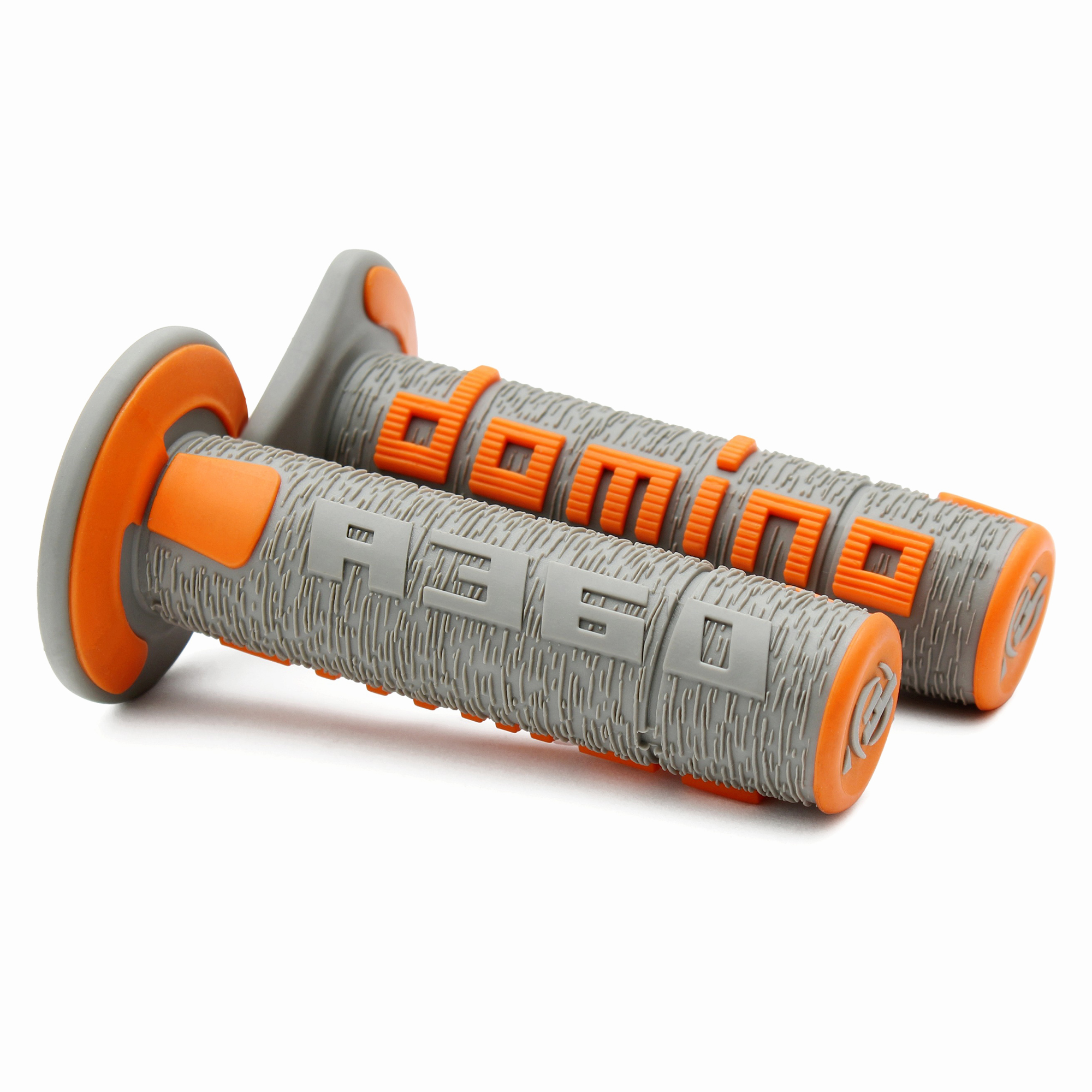 ปลอกแฮนด์ Domino A360 ปลายปิด - Grey/Orange