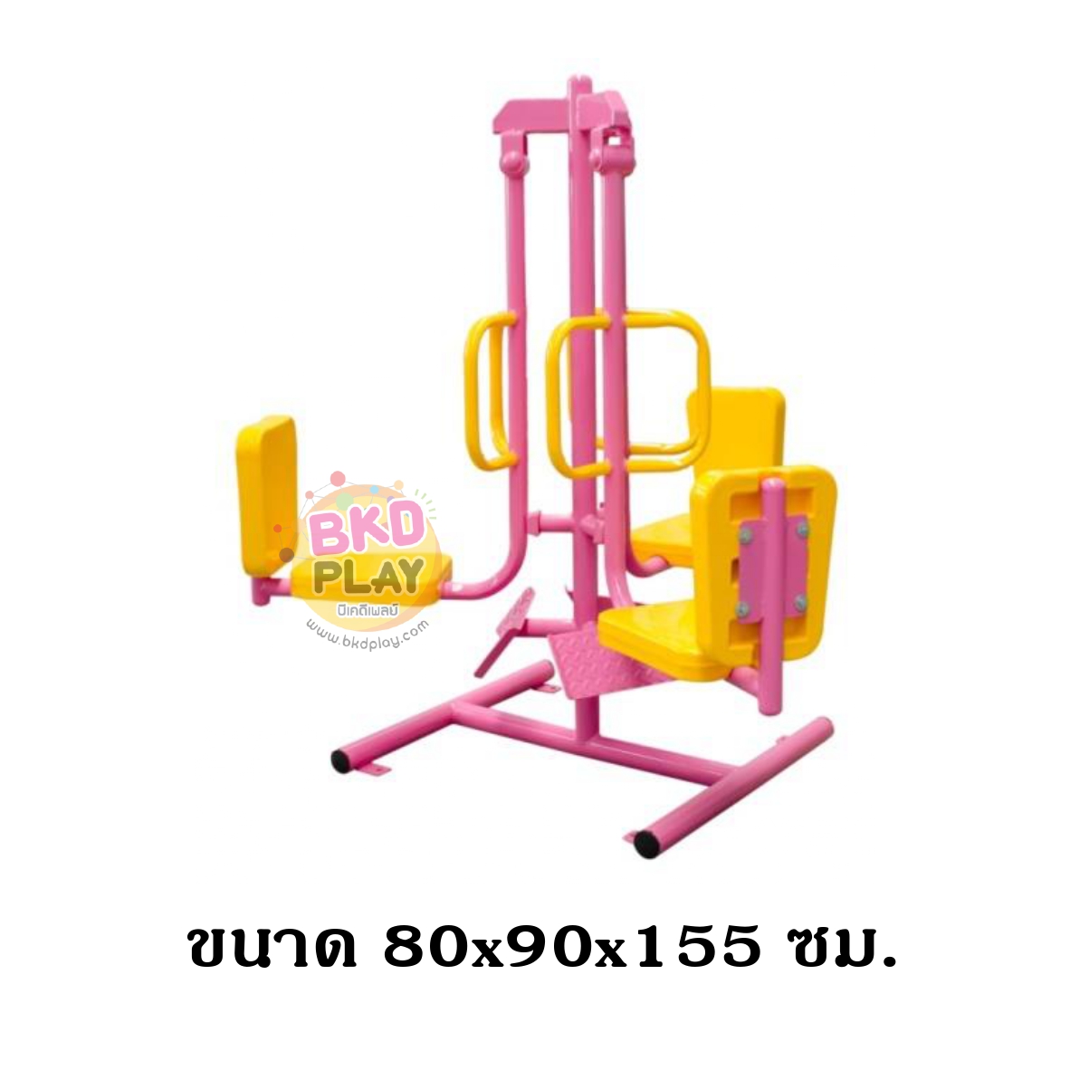 เครื่องออกกำลังกายเด็ก ชุดขาดัน 3 ที่ ,เครื่องออกกำลังกายกลางแจ้ง, ลานกีฬา, อเนกประสงค์, สนามกีฬา