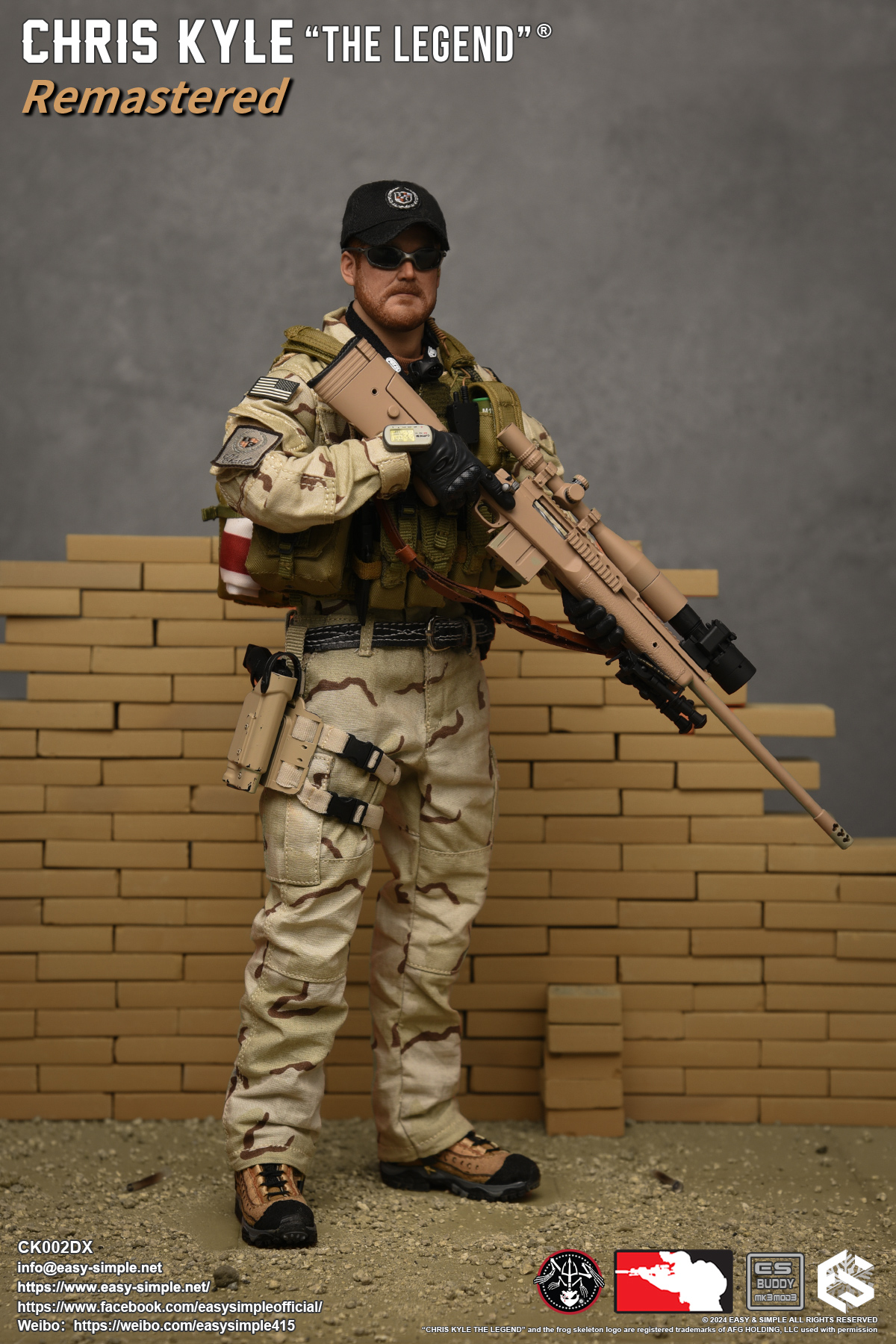 [สั่งจอง] BlackOpsToys X Easy&Simple 1/6 : Chris Kyle "The Legend" Remastered