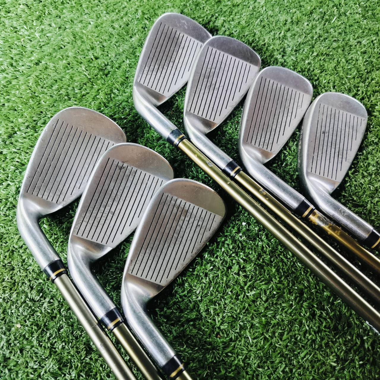 ชุดเหล็ก PROKENNEX CORE1 SYSTEM ก้าน HIGH MODULUS GRAPHITE FLEX R เป็นชุดเหล็กก้านกราไฟต์ ที่ตีง่ายๆแบบสบายๆ ไม้กอล์ฟพรีเมี่ยมมือสอง ของแท้ By NakaraLuxurious