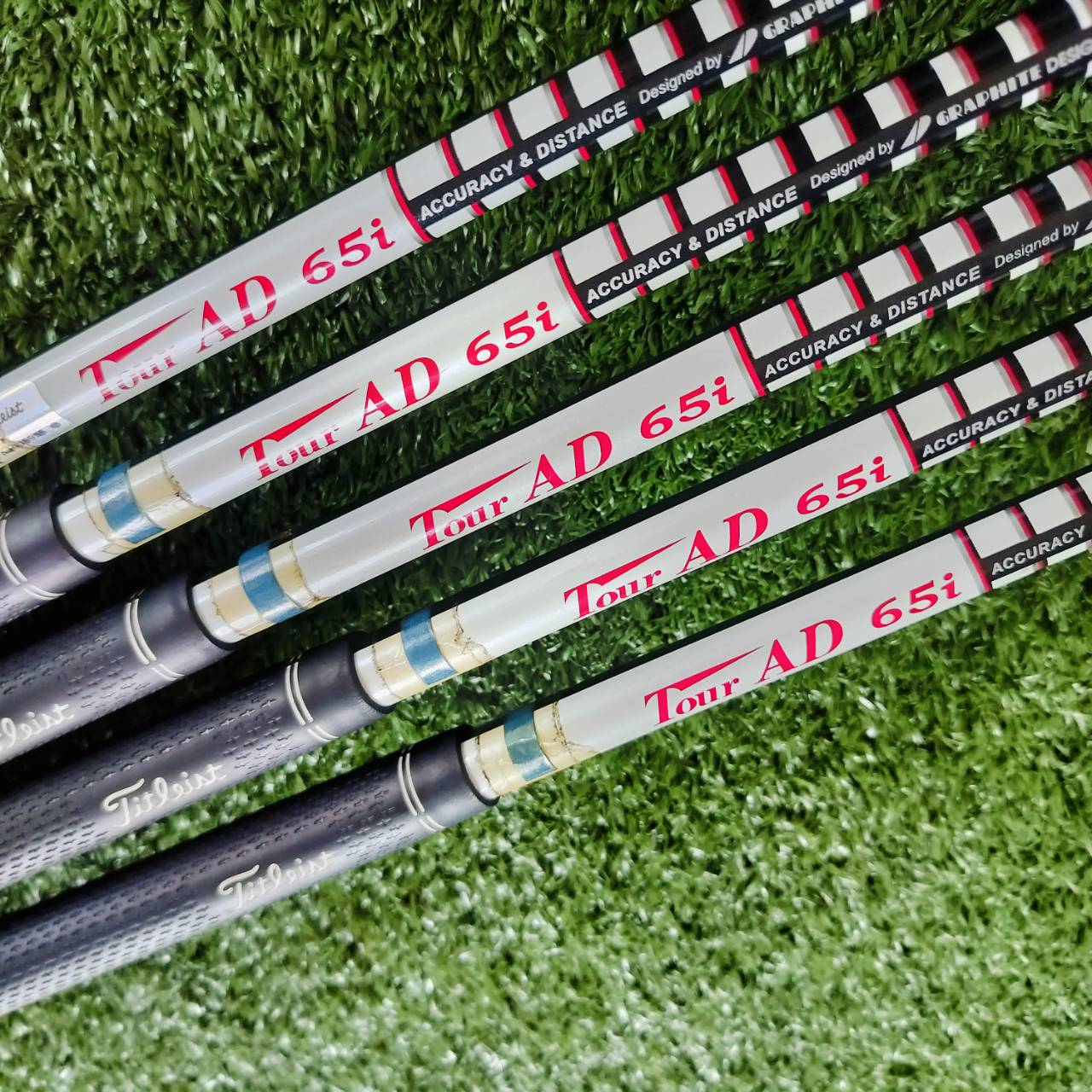 *** ไม้กอล์ฟมือซ้าย *** ชุดเหล็ก Titleist AP1 712 ก้าน TOUR AD 65i FLEX R ก้านเด็ดมาก แค่ก้านก็คุ้มแล้ว!!! ไม้กอล์ฟพรีเมี่ยมมือสอง ของแท้ By NakaraLuxurious