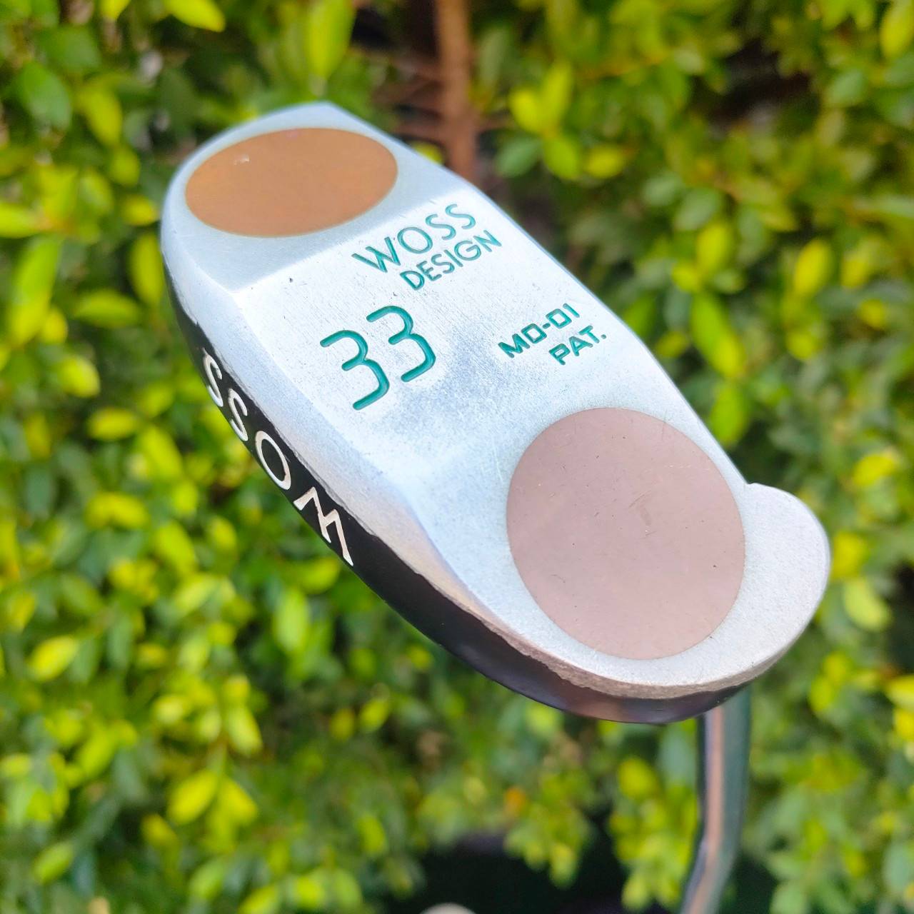 PUTTER WOSS DESIGN 33 MO-01 PAT ความยาว 34 นิ้ว กริพใส่ IOMIC อย่างแพง พัตเตอร์ WOSS เป็นพัตเตอร์ที่นิยมมาก ไม้กอล์ฟมือสอง ของแท้ BY NakaraLuxurious