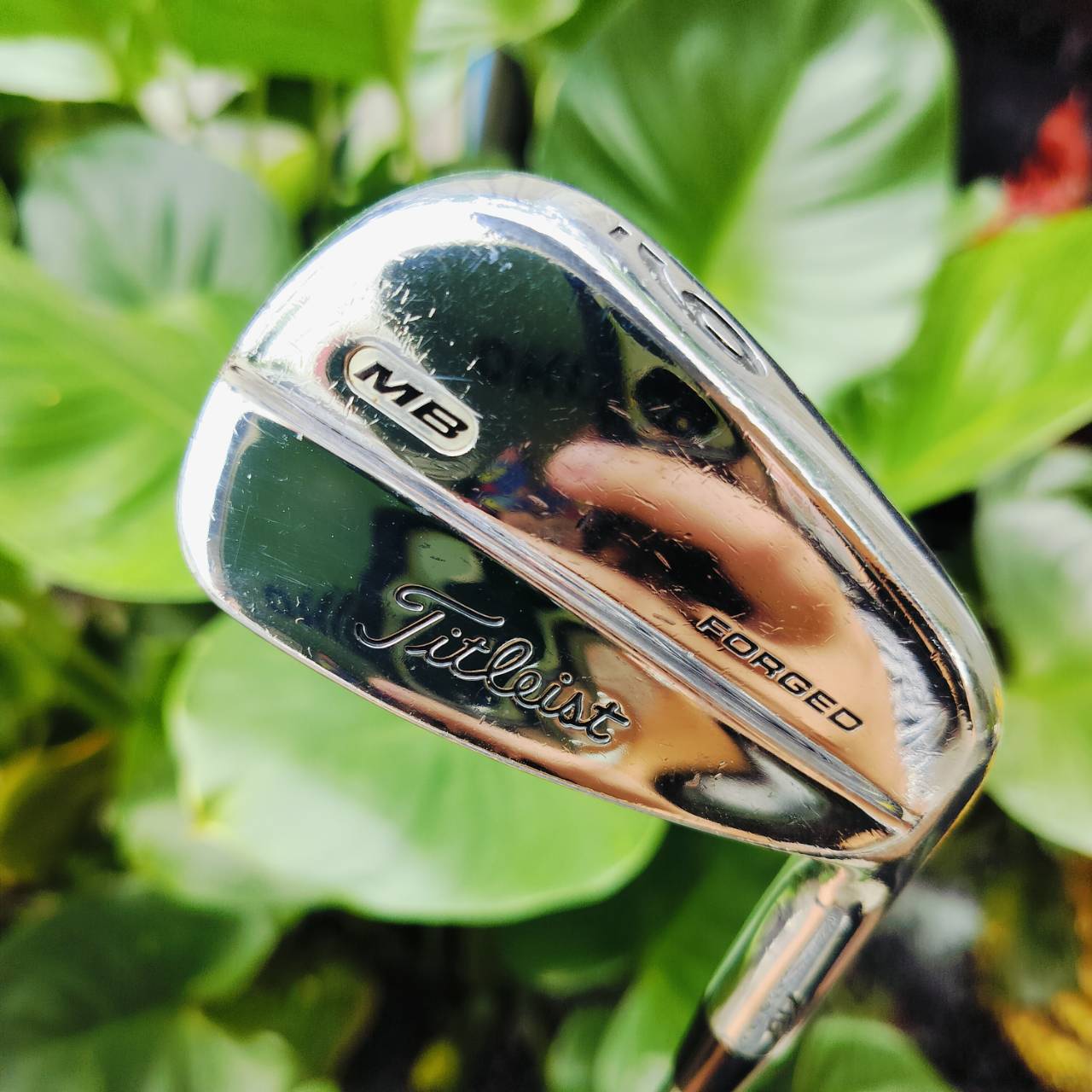 เหล็ก 9 Titleist MB FORGED 710 ** ก้านสติ๊กเกอร์หาย แต่ที่ลอง** ความแข็งประมาณ FLEX SR ค่ะ เหล็ก FORGED หลังกล้าม เต็มๆ