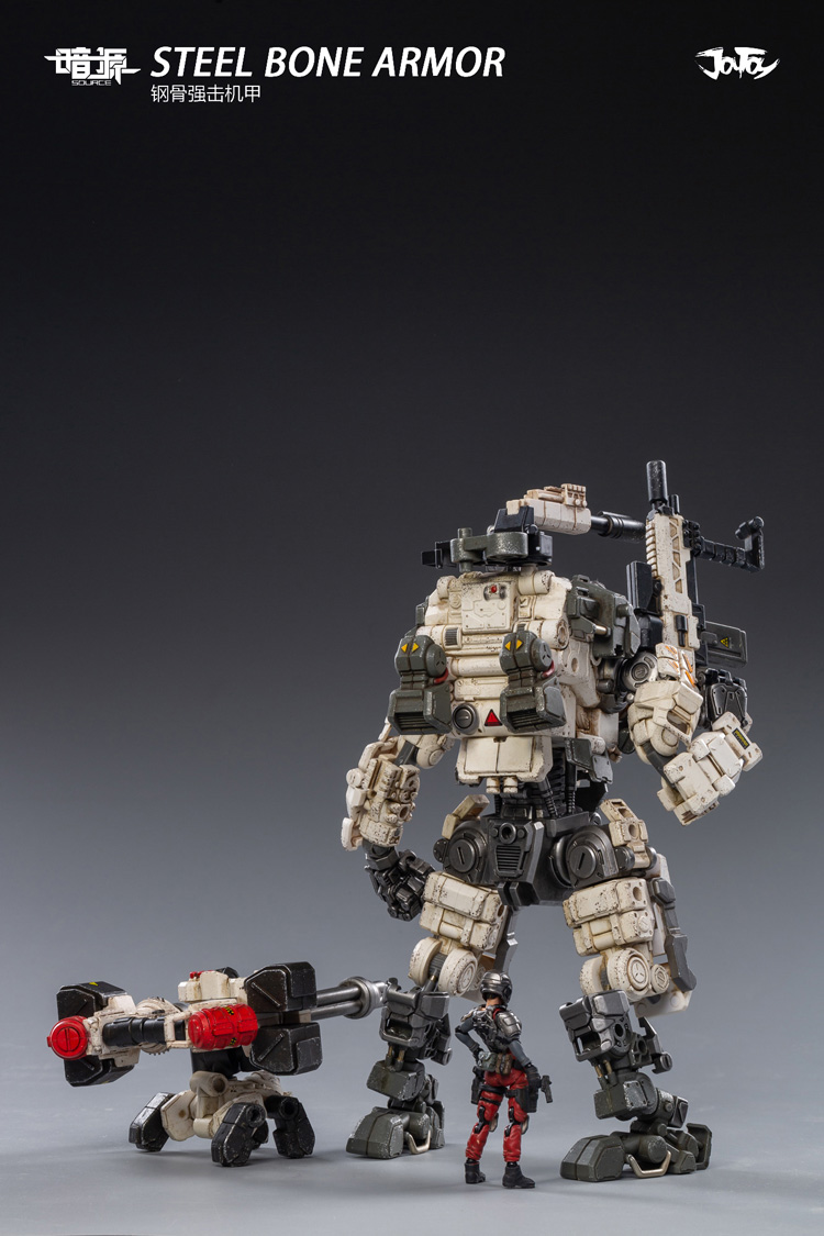 [สั่งจอง] JOYTOY JT0685 1/25 : Steel bone armour （white）