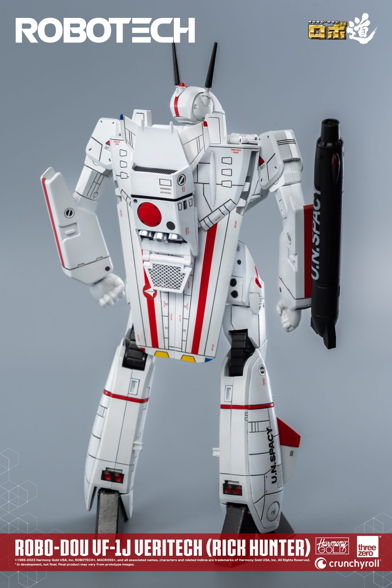 [สั่งจอง]threeZero 8” : Robotech - ROBO-DOU VF-1J Veritech (Rick Hunter)