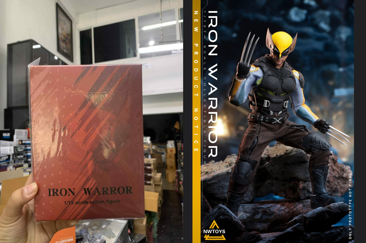 พร้อมส่ง]Nwtoys 1/12 : iron warrior - Toxtoysshop NWTOYS 1/12