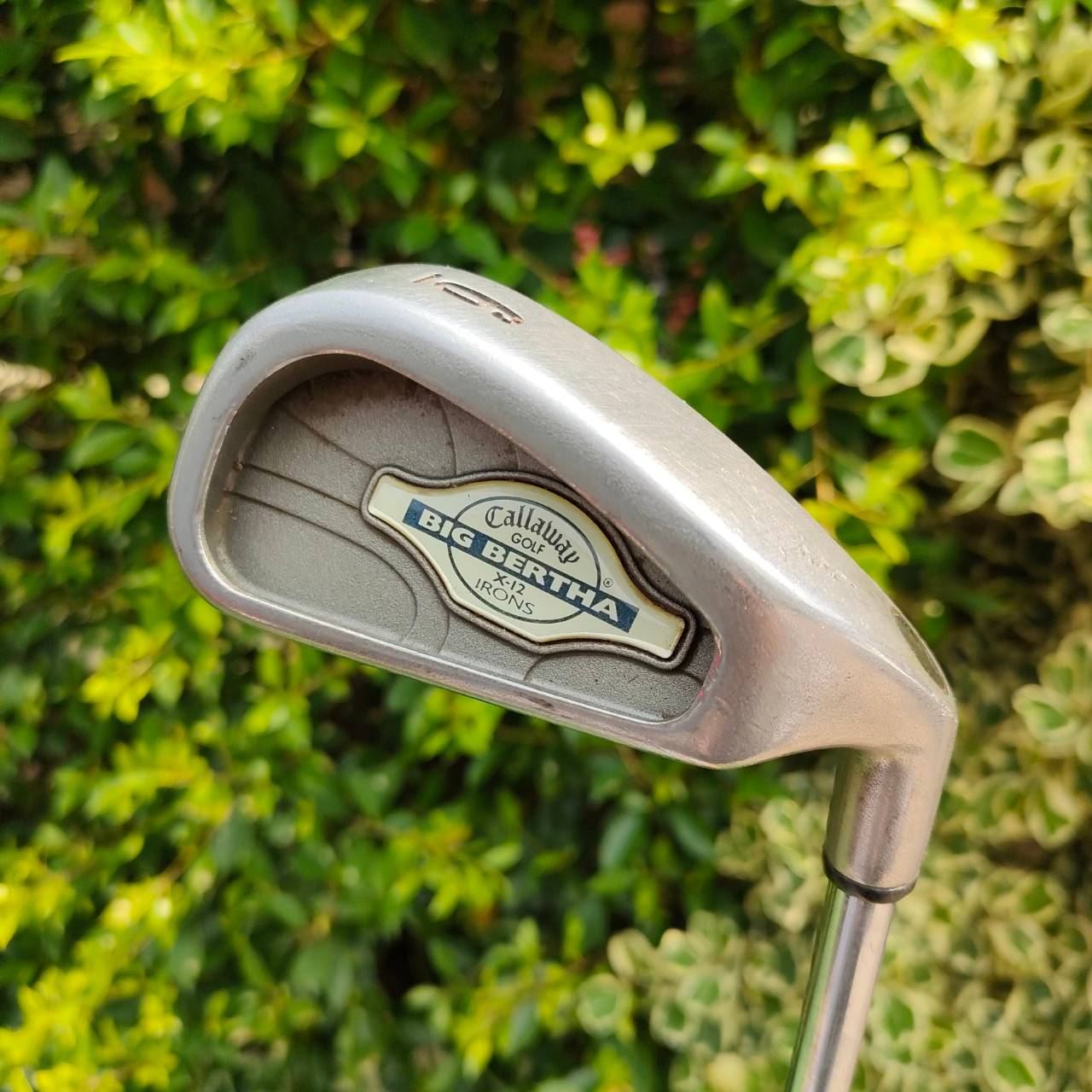 เหล็ก 6 CALLAWAY BIG BERTHA X-12 ก้าน CALLAWAY ก้านเหล็กเบา คุณภาพสูงสุด เหล็ก CAVITY ใหม่ ลึก ตีง่าย ก้านเขาะทะลุครับ .