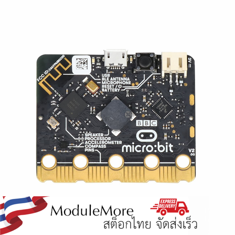บอร์ด ไมโครบิต microbit v2.0 ของแท้จาก Hiwonder BBC micro:bit V2.0 Built-In Speaker &Microphone for micro bit STEM Education