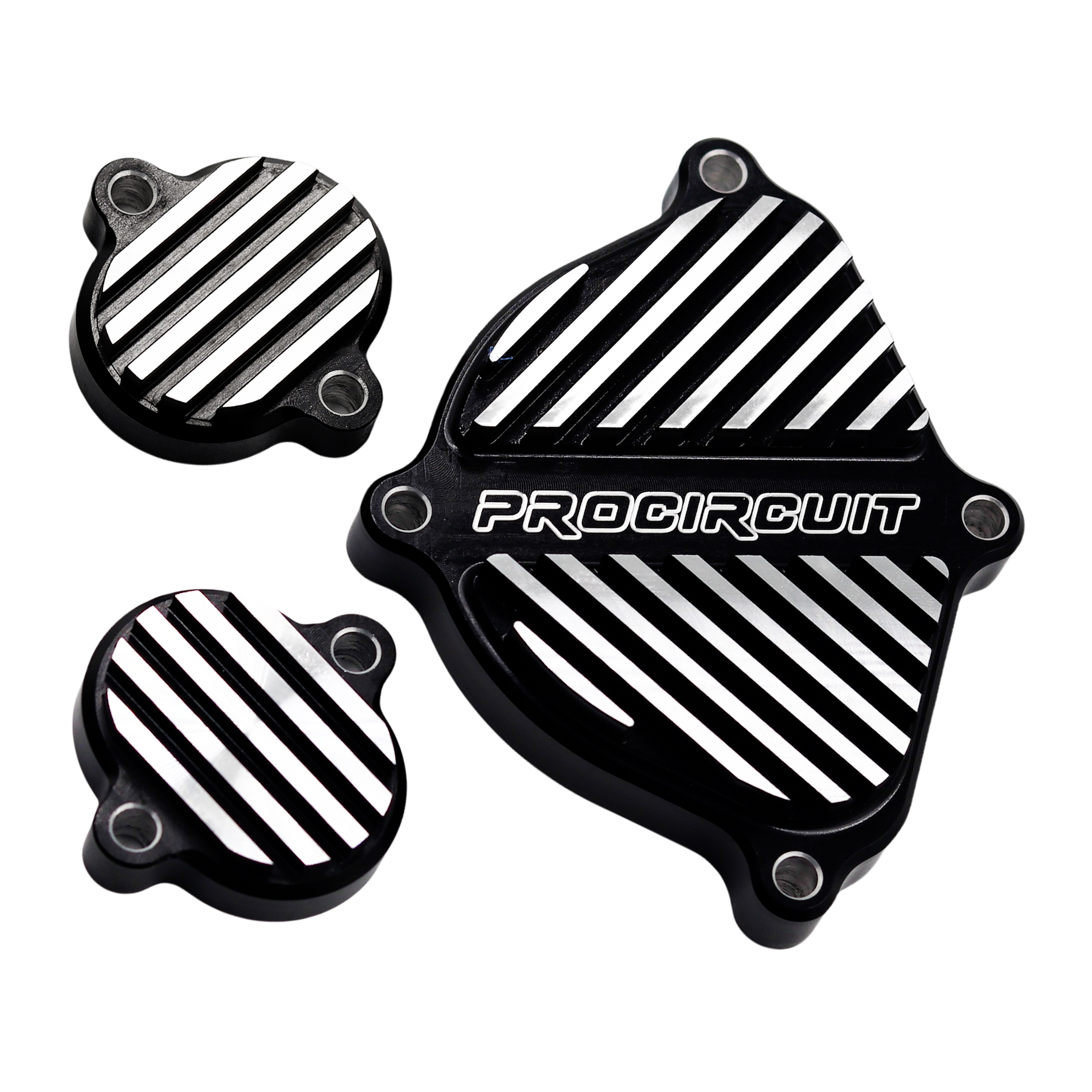 ฝาครอบแคม/วาลว์ Super Zero Dress Up Kit KLX110, KSR110, Z125 (Pro ดำ)