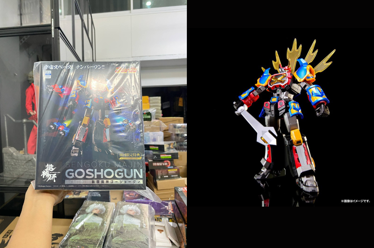 [พร้อมส่ง]WAVE Corporation Sengoku Majin GoShogun (18Cm)