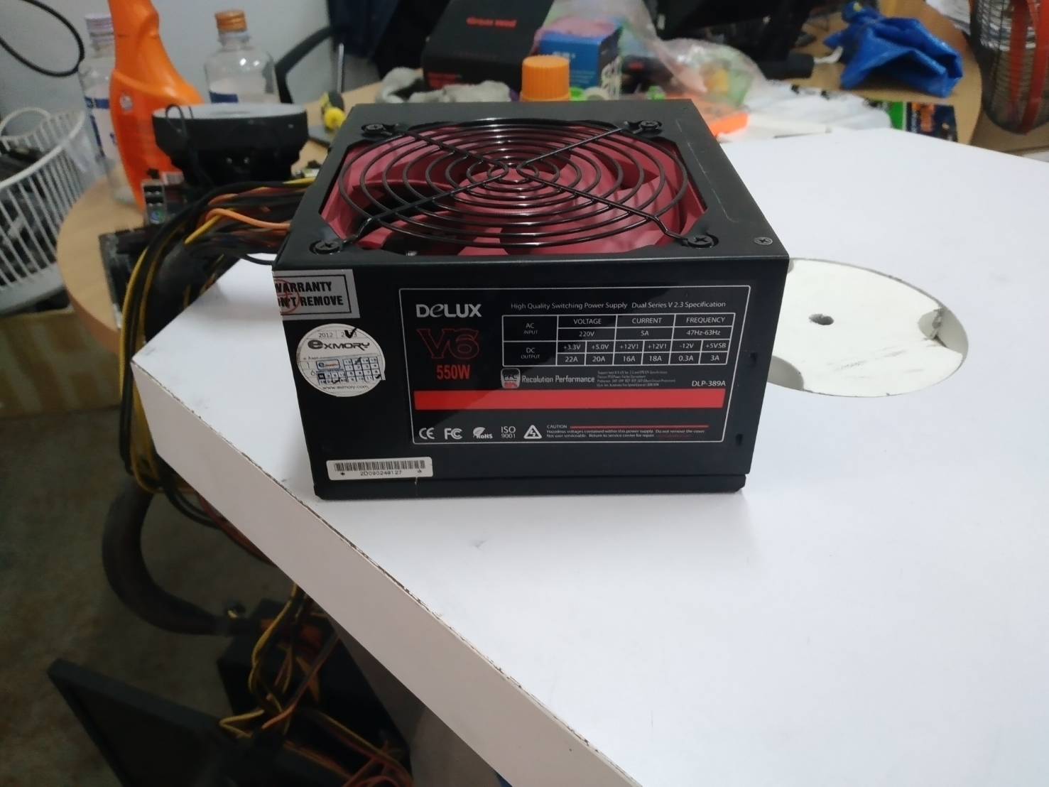 DELUX POWER SUPPLY V6 550W EXMORY