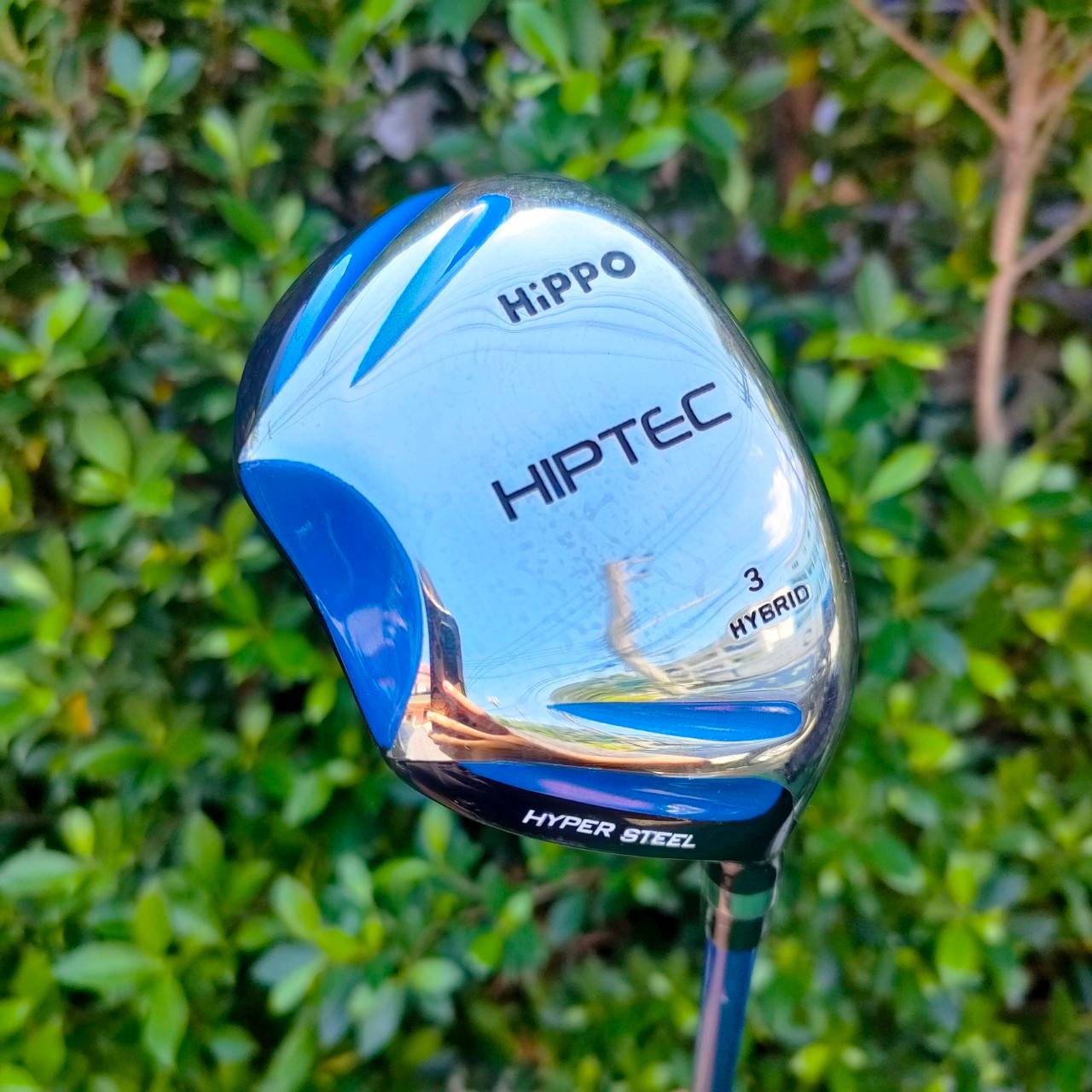 HYBRID3 HIPPO HIPTEC ก้าน MITSUBISHI RAYON FLEX R สภาพสวยมากใหม่เลยครับ หัวดีไซน์พิเศษ ตีง่ายจริงๆ ออกเป็นสี่เหลี่ยมเพื่อให้ HIGH M.O.I. และมีเว้าด้านหลัง
