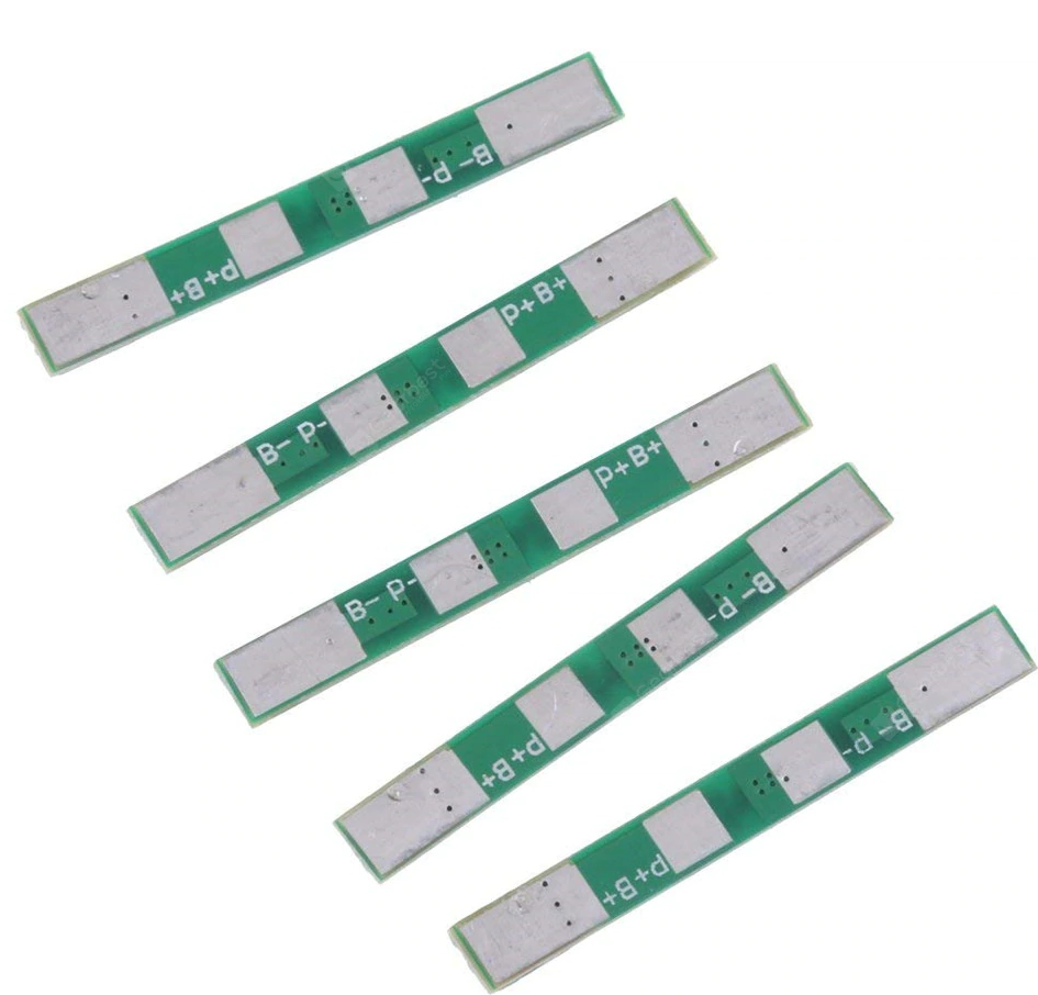 3.7V lithium battery protection board suitable for polymer 18650 pads can be spot-welded and 3A overcurrent value