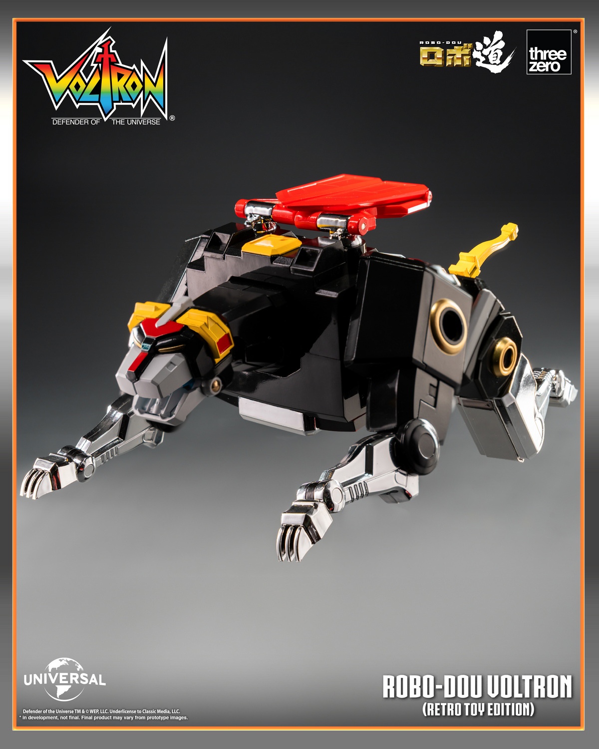 [สั่งจอง]Threezero 3Z09470W0 : ROBO-DOU Voltron (Retro Toy Edition)