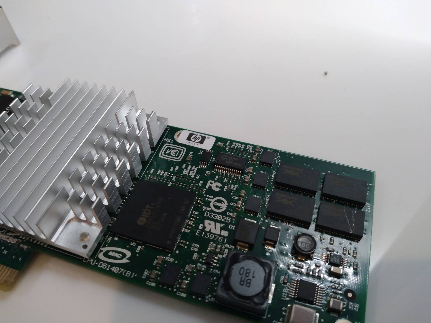 436431-001, HP NC364T quad port Gigabit Ethernet PCIe adapter full height