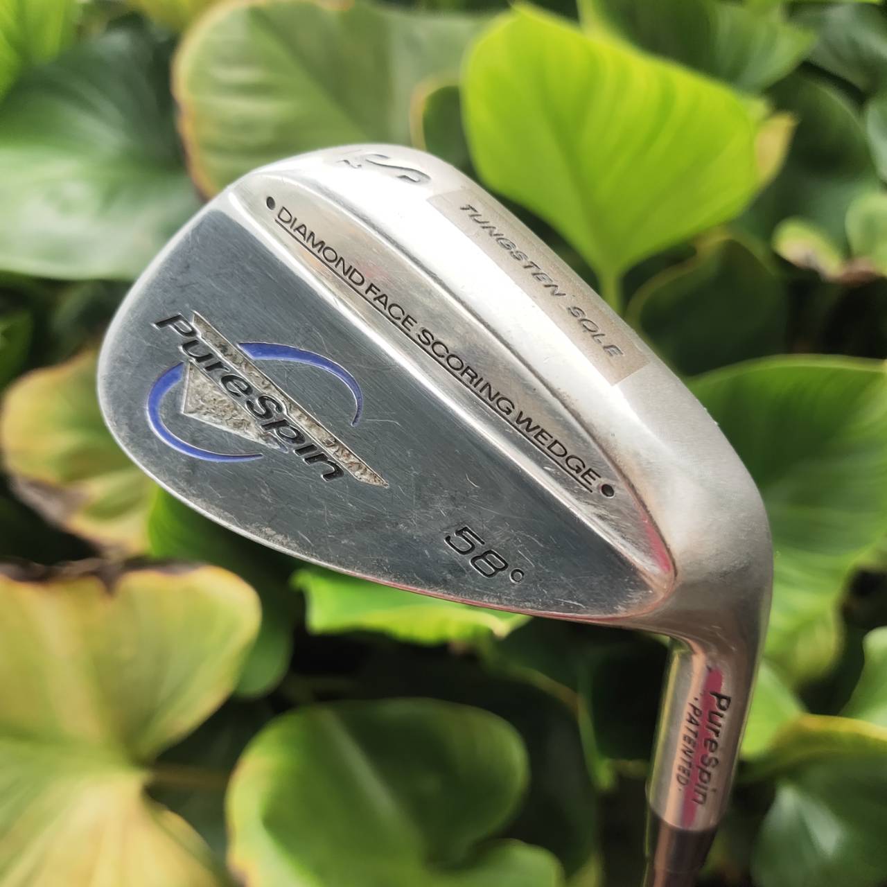 **ก้าน ยาวพิเศษ** WEDGE PURESPIN องศา 58 หน้ากระดาษทราย สปินโหดที่สุด เป็น TUNGSTEN SOLE จุด CG ต่ำ