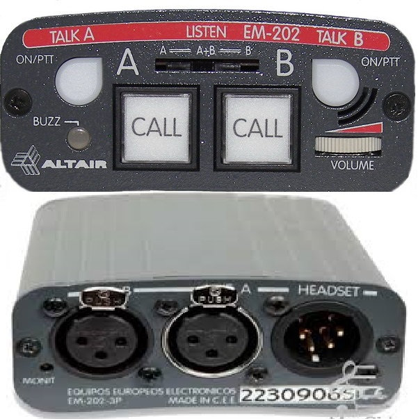 ALTAIR ALTAIR EM-202 - DUAL CHANNEL INTERCOM BELTPACK EM-202
