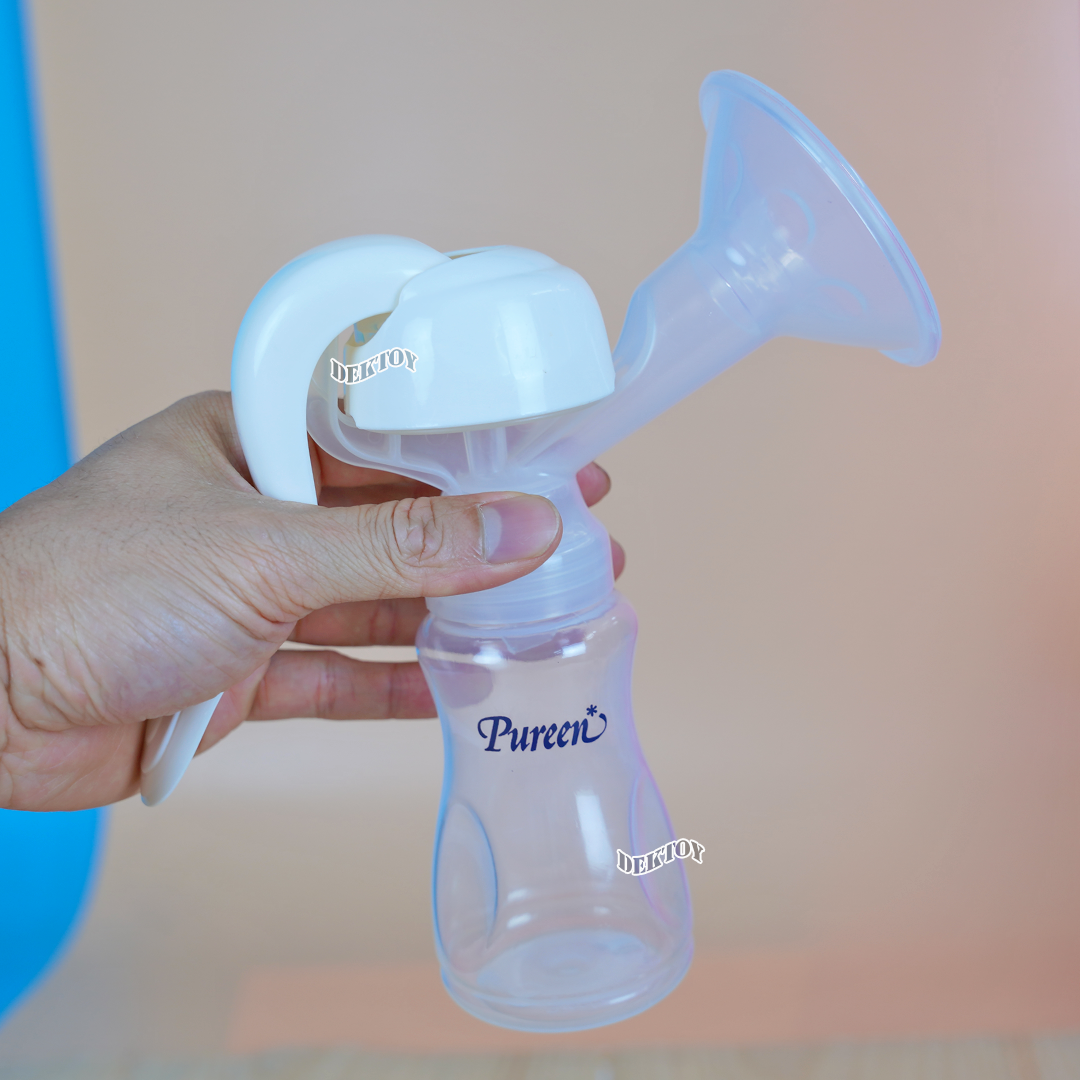 PUREEN เพียวรีน ที่ปั๊มนมแบบคันโยก แถมถุงเก็บน้ำนมSunmum 20 ใบ