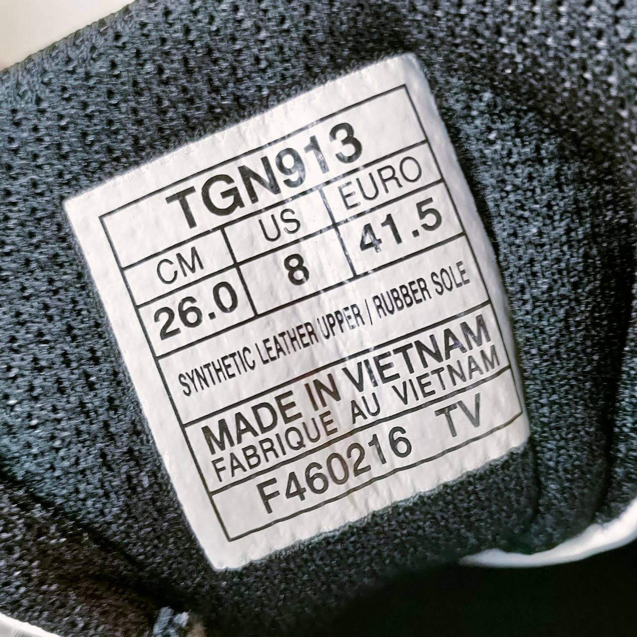 รองเท้ากอล์ฟ ASICS มือสอง ขนาดไชส์ CM 26 US 8 EURO 41.5 ปุ่มรองเท้าสามารถถอดเปลี่ยนได้ ระบบผูกเชือก Auto