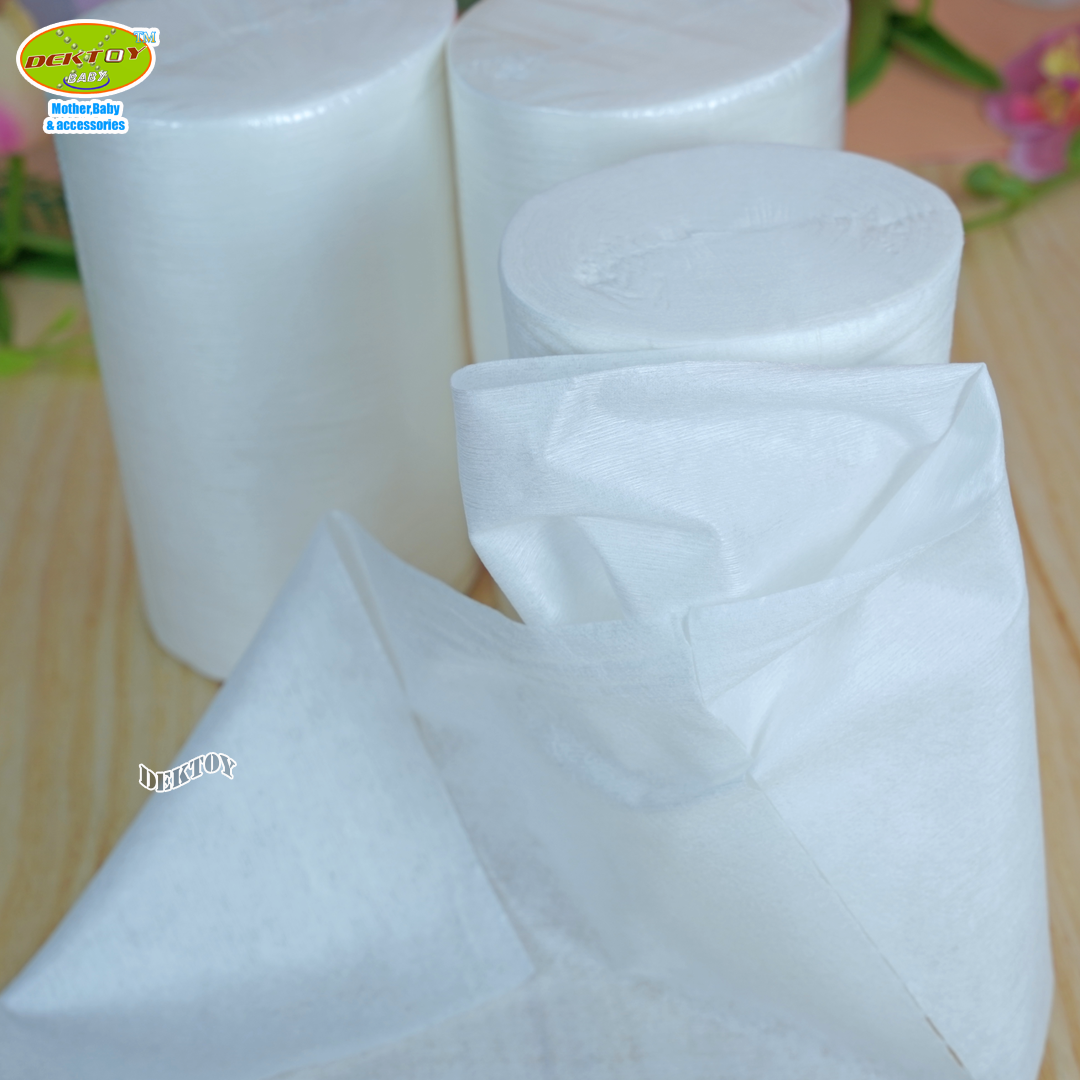 กระดาษเยื่อไผ่รองผ้าอ้อมเด็ก(1ม้วน100 แผ่น)
