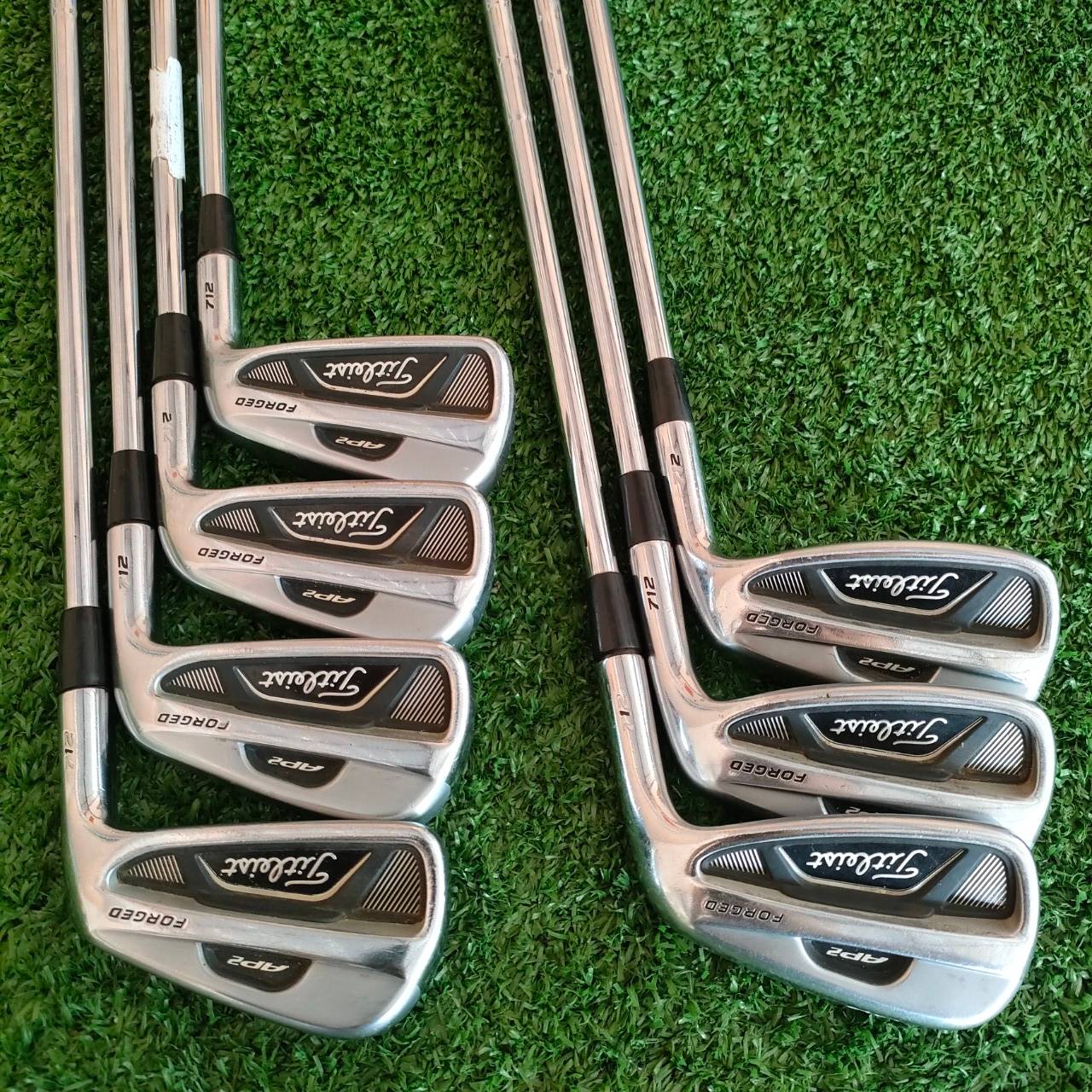 ชุดเหล็ก TITLELIST AP2 712 FORGED มีเหล็ก 4-9 เเละ PW ก้าน N.SPRO 950GH FLEX S สภาพสวย ตีดีมากๆ ตีง่าย มันส์มากๆ