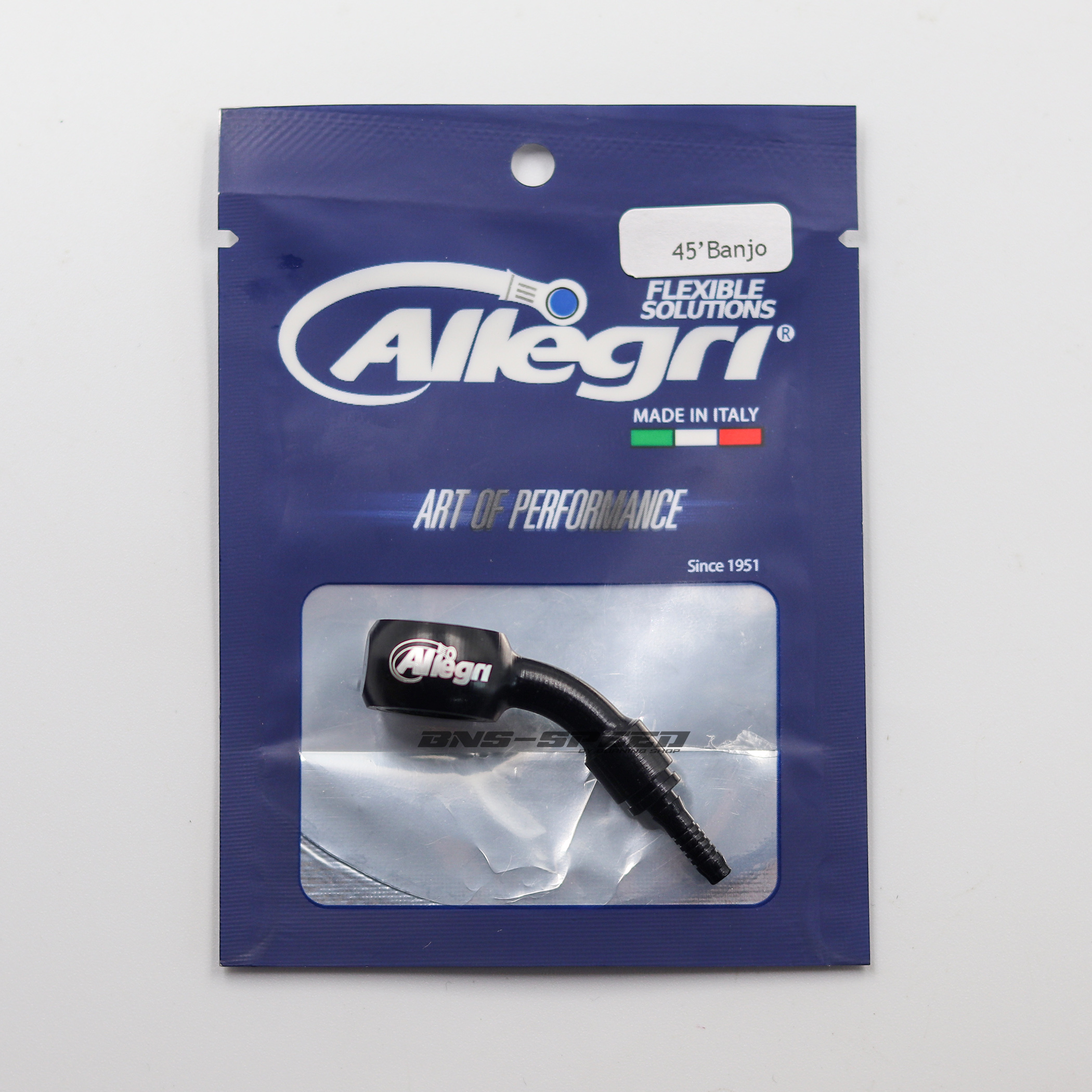 หัวเบรค Allegri 45° Banjos - Black
