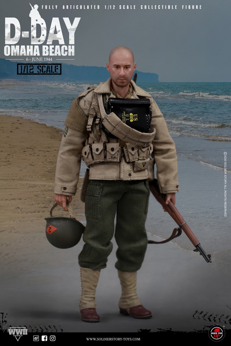 [สั่งจอง] SoldierStory SSM-005 1/12th Scale WWII US. 2nd Ranger Battalion “Sergeant”