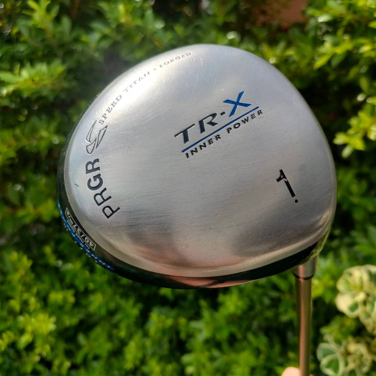 DRIVER PRGR TR-X INNER POWER ก้าน TR-X M-40 ประมาณ FLEX R ไม้พรีเมี่ยมญี่ปุ่น ตีไกลไดร์ฟตรงมาก!! ไม้กอล์ฟมือสอง ของแท้ BY NakaraLuxurious
