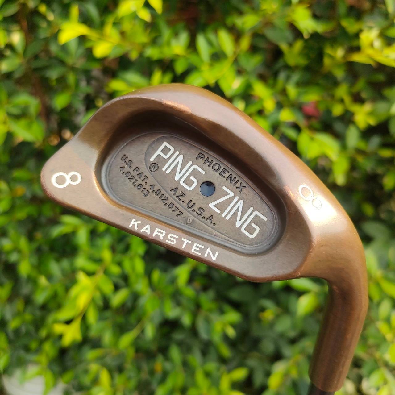 เหล็ก 8 PING ZING KARSTEN จุดดำ ก้าน ALDILA FLEX R beryllium copper แท้ๆ วัสดุสุดพรีเมี่ยม และหายากมากๆ สภาพสวยเลยครับ ก้านดีมากๆ