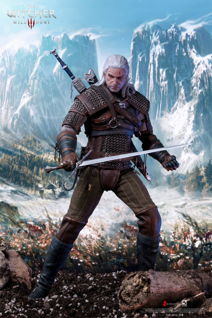 [สั่งจอง] Pure Arts 1/6 : Geralt of Rivia (The Witcher 3)