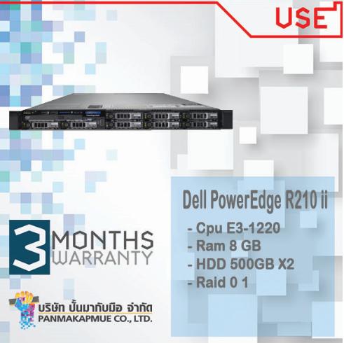 Dell PowerEdge R210 ii - Cpu E3-1220 - Ram 8 GB - HDD 500GB X2 - Raid 0 1