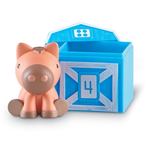 ฟาร์มสัตว์น่ารู้ เรียนรู้สีสัน และการนับจำนวน,ของเล่นเสริมพัฒนาการ, ของเล่นเด็กอนุบาล, สื่อการสอนคณิตศาสตร์