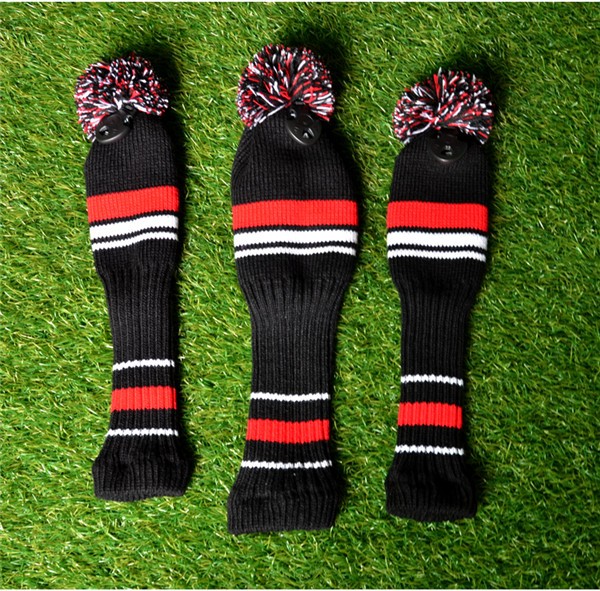 Cover หัวไม้ MT020 Headcovers (1,#3,#5) ถักสไตล์ถุงเท้า