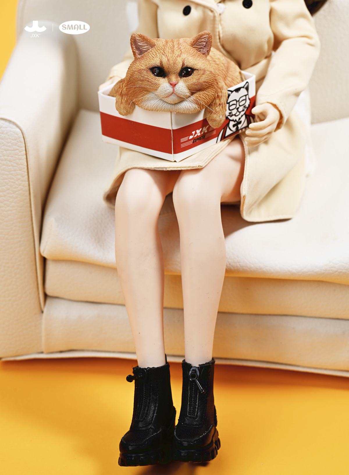 [สั่งจอง] JXK SMALL 1/6 The cat in the delivery box4.0