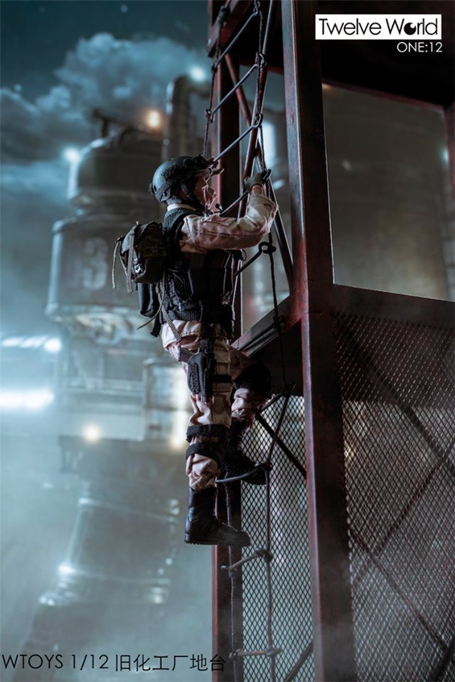 [สั่งจอง]TWTOYS TW1907 A/B/C 1/12 Abandoned Factory Scene