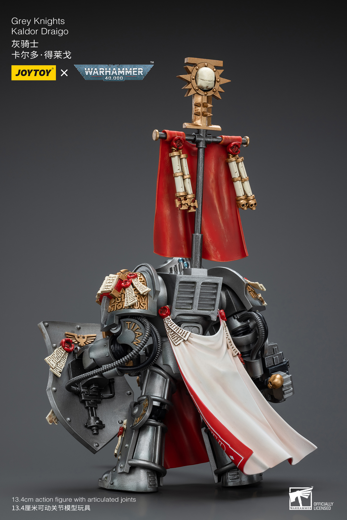 [สั่งจอง]Joy toy 1/18 [Reissue] - JT9220 : Grey Knights Kaldor Draigo