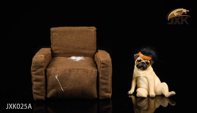 [สั่งจอง]JXK studio 1/6 JXK025A & JXK025B Pug with sofa and hair cover