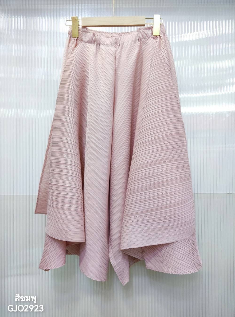 ยาว 28นิ้ว!! 2MUAY รุ่น GJO2923 FLARED PLEAT PANT กางเกงผู้หญิง กางเกงพลีทคุณภาพ 12สี FREE SIZE