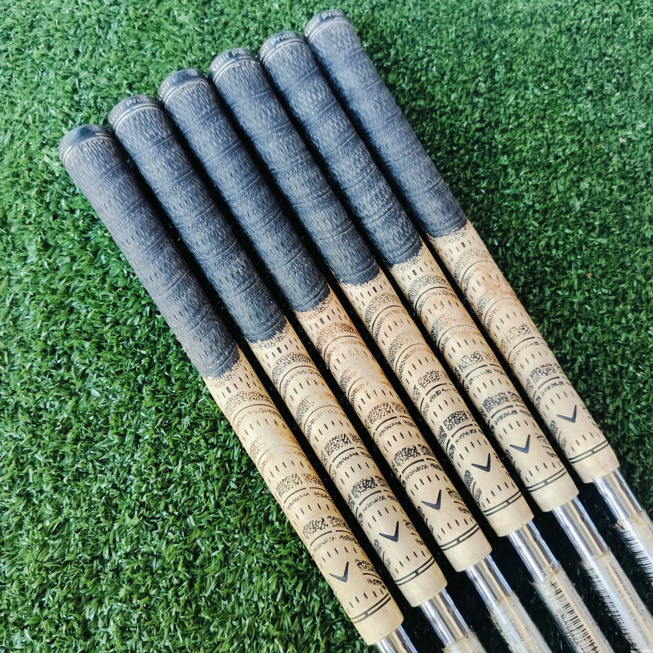 ก้านชุดเหล็ก NS PRO 950 FLEX R มือสองสภาพงาม ถอดออกจากชุดเหล็ก ของ Callaway ติดกริพกึ่งผ้าใบมาด้วยทั้งชุด เป็นของเหล็ก 5 - 9 และ PW ก้านไม้กอล์ฟพรีเมี่ยมมือสอง ของแท้ By NakaraLuxurious