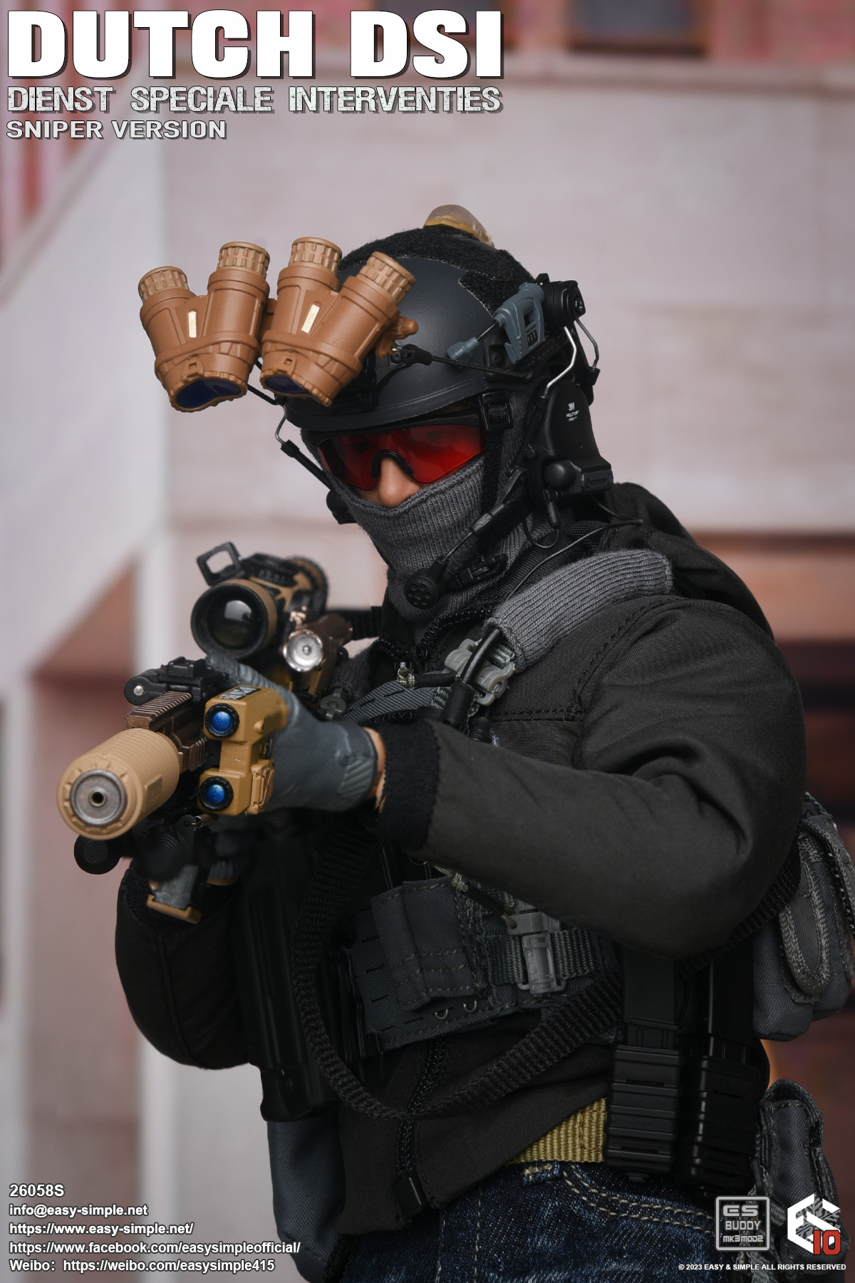 [สั่งจอง] Easy&Simple 26058S 1/6 : Dutch DSI Sniper Version