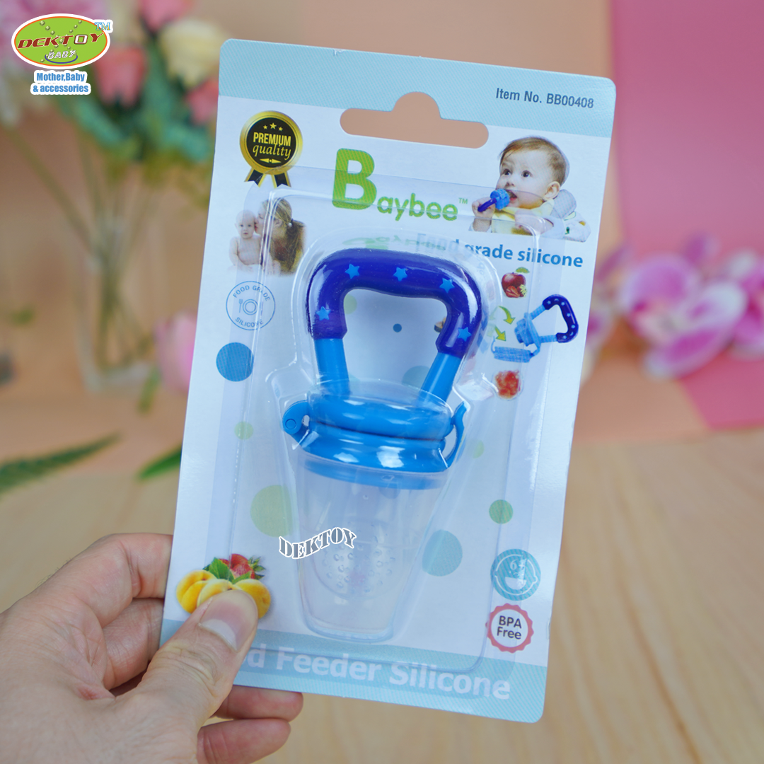 Baybee เบย์บี จุกซิลิโคนดูดผักผลไม้ ที่กัดผลไม้ซิลิโคนจุกดูดอาหารเด็ก Food Feeder Silicone