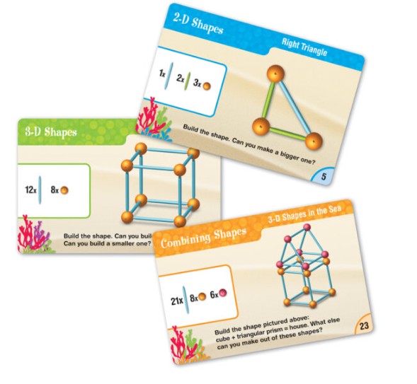ชุด“ทะเลใหญ่”และการสร้างทรงเรขาคณิตแสนสนุก ของเล่นเสริมพัฒนาการ, ของเล่นเด็กอนุบาล, สื่อการสอนเด็กอนุบาล พร้อมส่ง