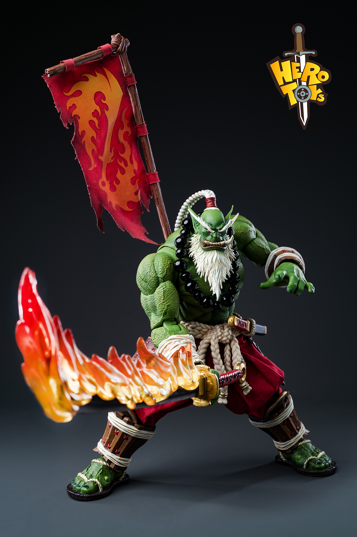 พร้อมส่ง] Hero toys : Sword Master Orc Swordsman Samuro