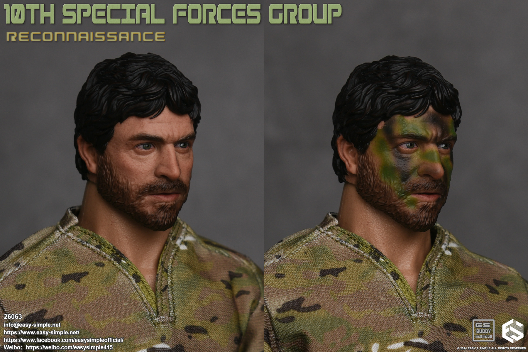 [สั่งจอง] Easy&Simple 26063 1/6 : 10TH SPECIAL FORCES GROUP Reconnaissance