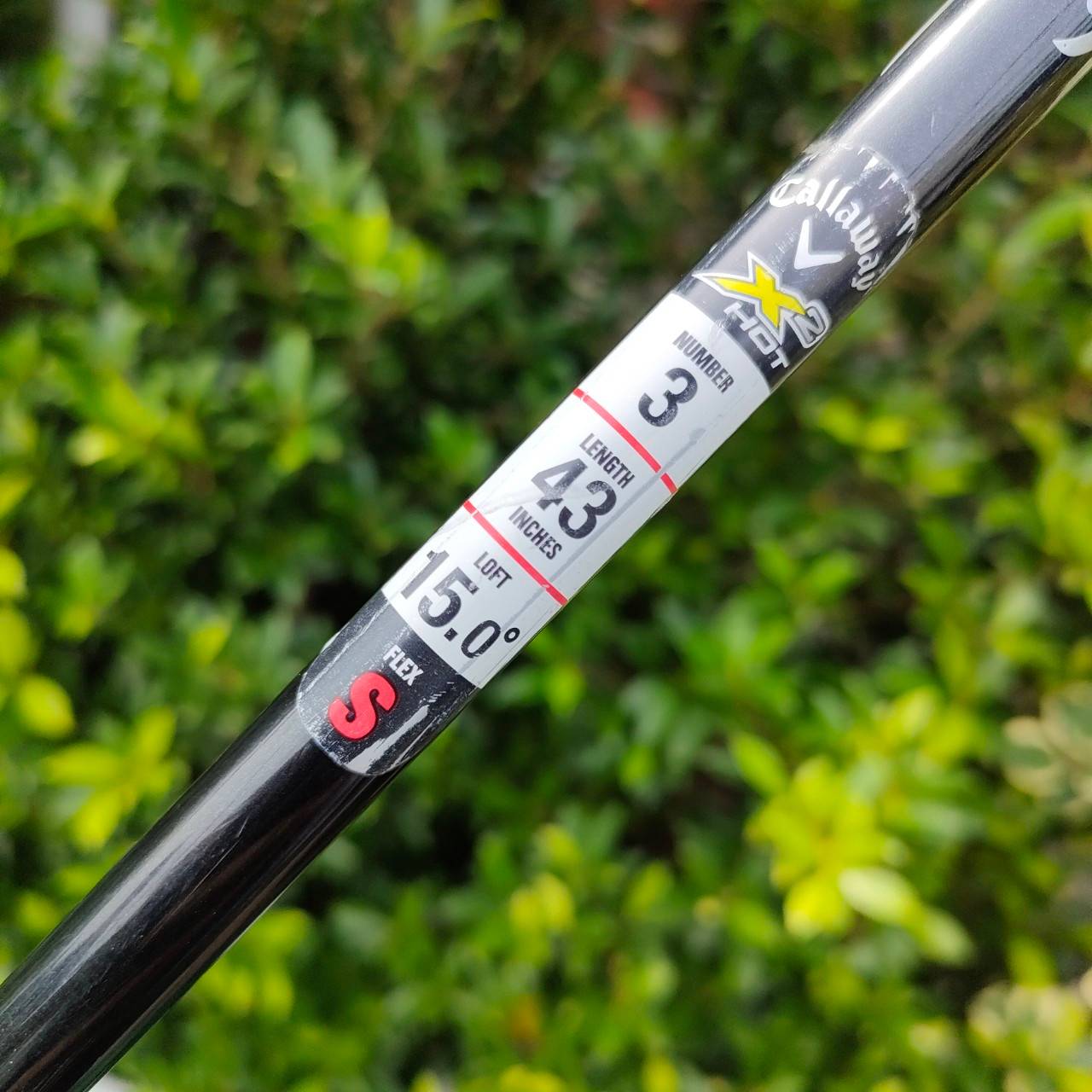 FW 3 CALLAWAY X2 HOT องศา 15 ก้าน GRAPHITE DESIGND FLEX S FW Callaway ตีดีมากๆ ตีง่าย เสียงมันส์มากๆ ระยะไกลสุดๆครับ
