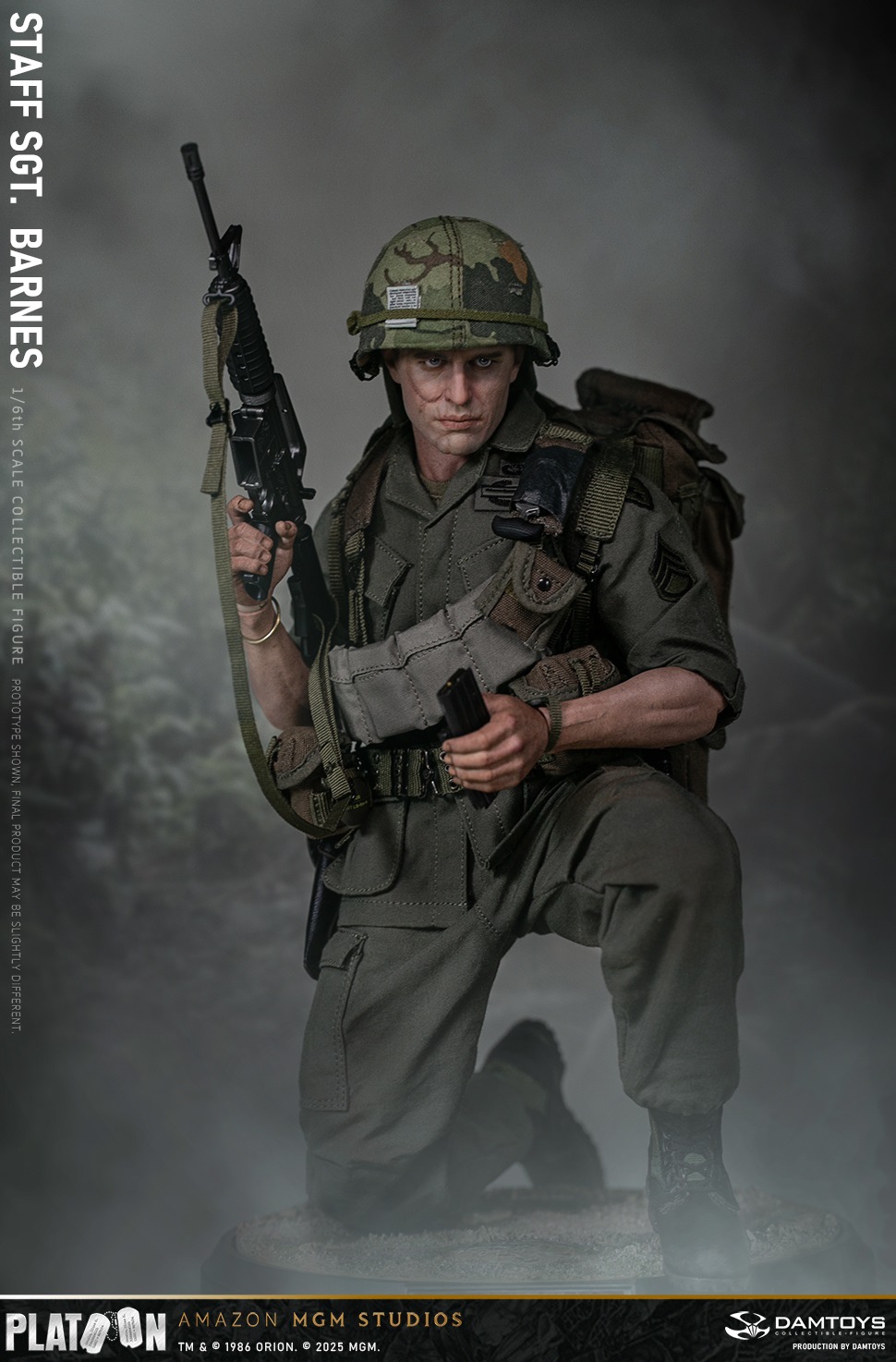 [สั่งจอง]DAMTOYS DMS045 1/6 : Platoon - Staff Sergeant Barnes