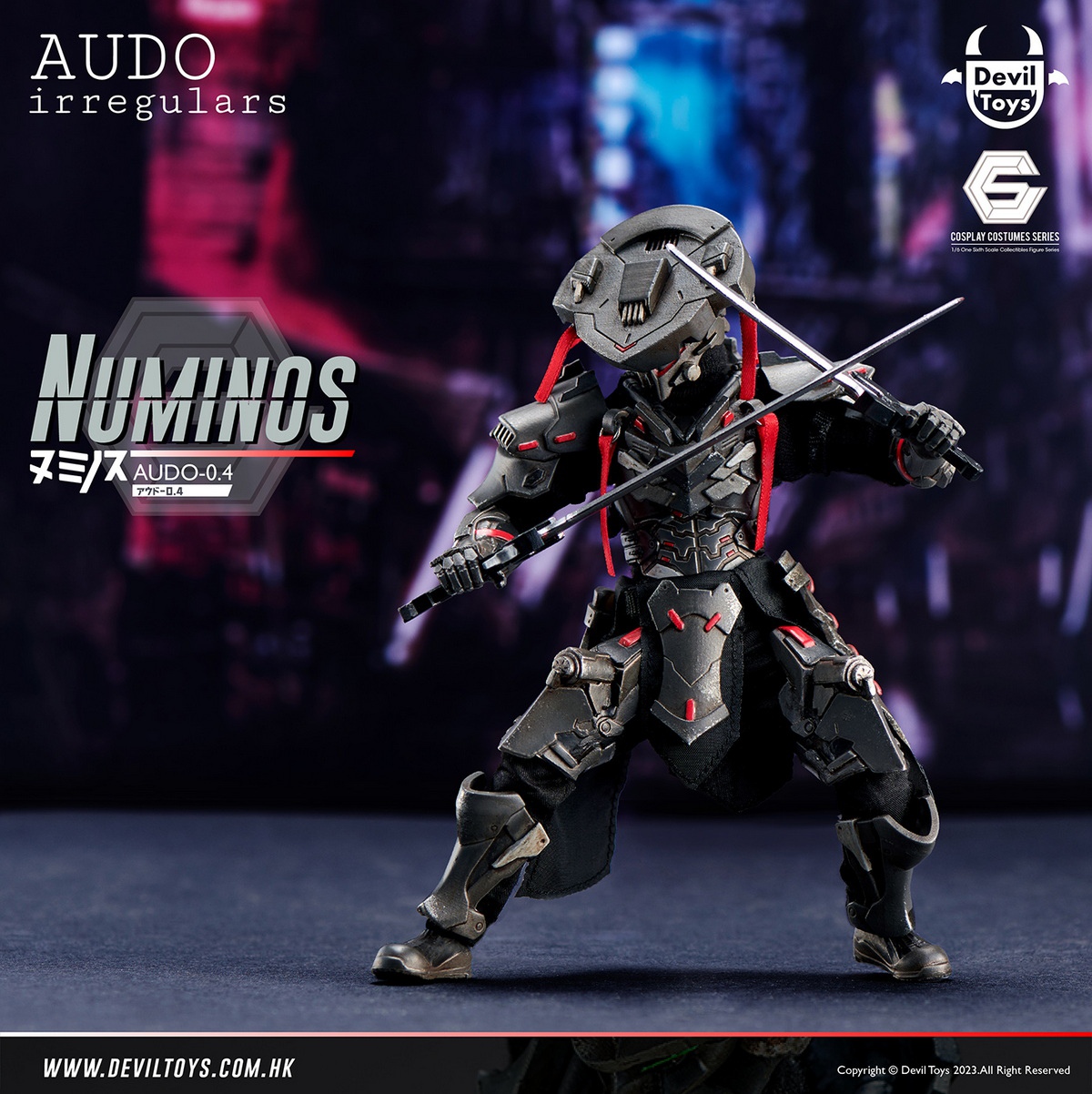 [พร้อมส่ง] Devil Toys X AUDirregulars AU002 1/12 : Numinos